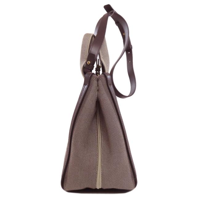 クロエ CHLOE キャリースモール ハンドバッグ キャンバス レディース 中古_3