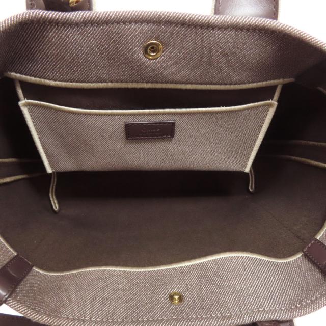 クロエ CHLOE キャリースモール ハンドバッグ キャンバス レディース 中古_5