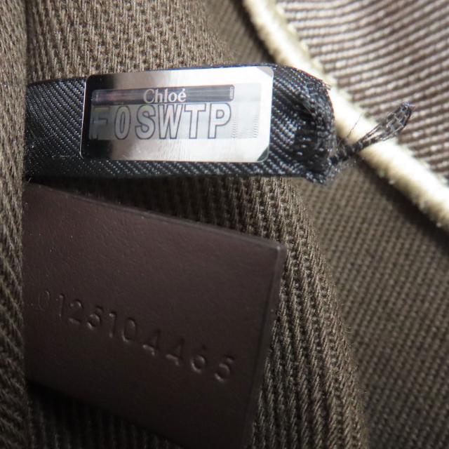 クロエ CHLOE キャリースモール ハンドバッグ キャンバス レディース 中古_7