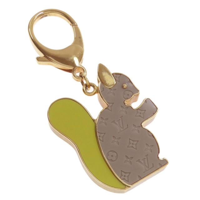 ルイヴィトン LOUIS VUITTON M66128  バッグチャーム ビジューサック アニマニア リスモチーフ  中古_2
