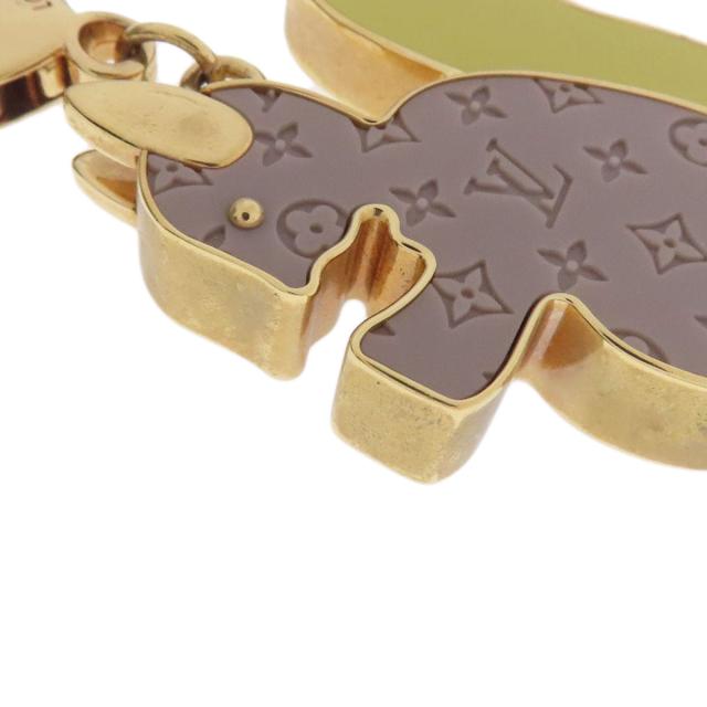 ルイヴィトン LOUIS VUITTON M66128  バッグチャーム ビジューサック アニマニア リスモチーフ  中古_9