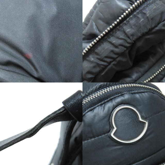 モンクレール MONCLER ロゴ ショルダーバッグ ナイロン素材 レディース 中古