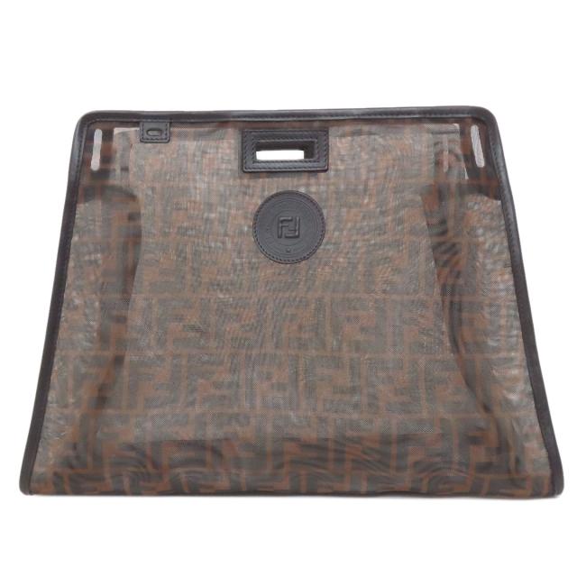 フェンディ FENDI ピーカブーカバー ズッカ柄 ナイロンメッシュ レディース 中古_1