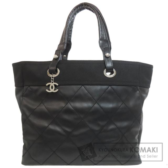 シャネル CHANEL  パビリアリッツ MM シルバー金具  トートバッグ カーフ レディース  中古