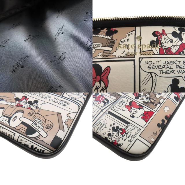 ケイトスペード kate spade  PCケース ミッキーコラボ  アクセサリーポーチ PVC レディース  中古 ケイトスペード kate spade PCケース ミッキーコラボ アクセサリー