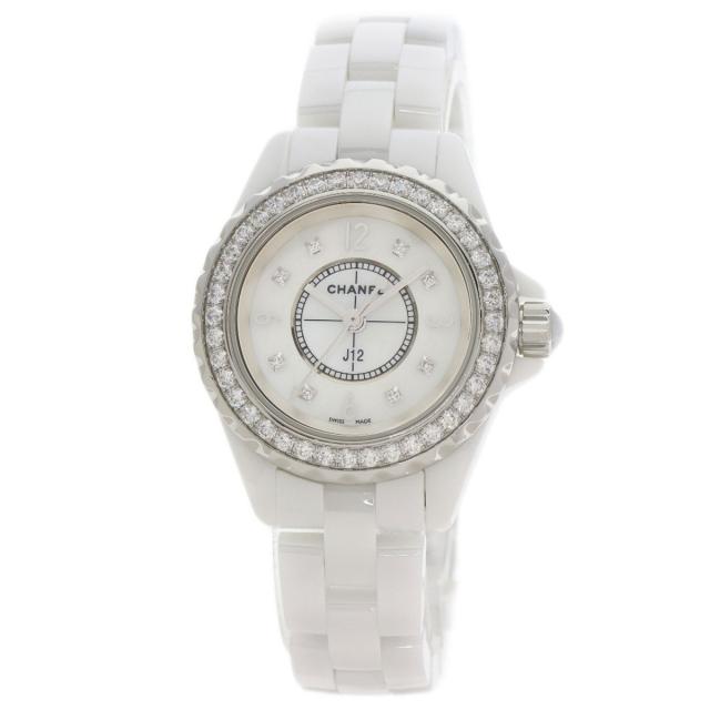 シャネル CHANEL H2572  J12 29mm 8P ベゼル ダイヤモンド  腕時計 セラミック セラミック   中古_1