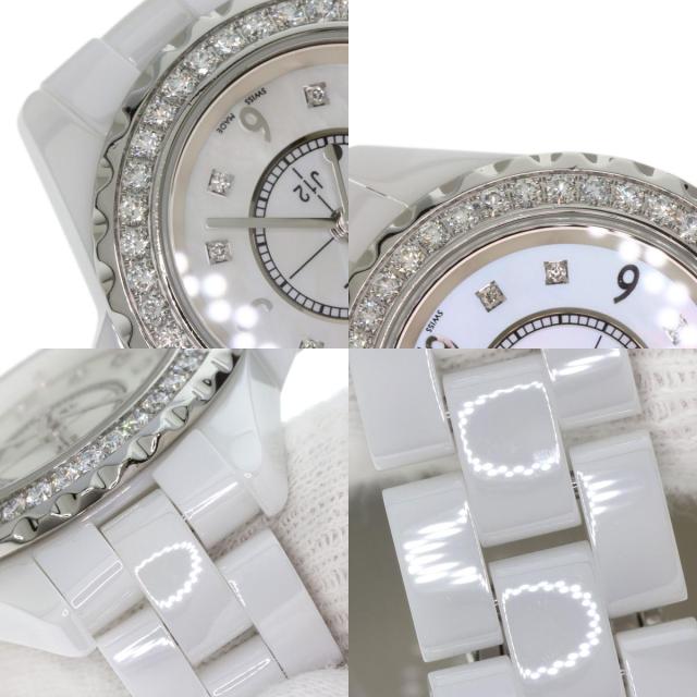 シャネル CHANEL H2572  J12 29mm 8P ベゼル ダイヤモンド  腕時計 セラミック セラミック   中古_8