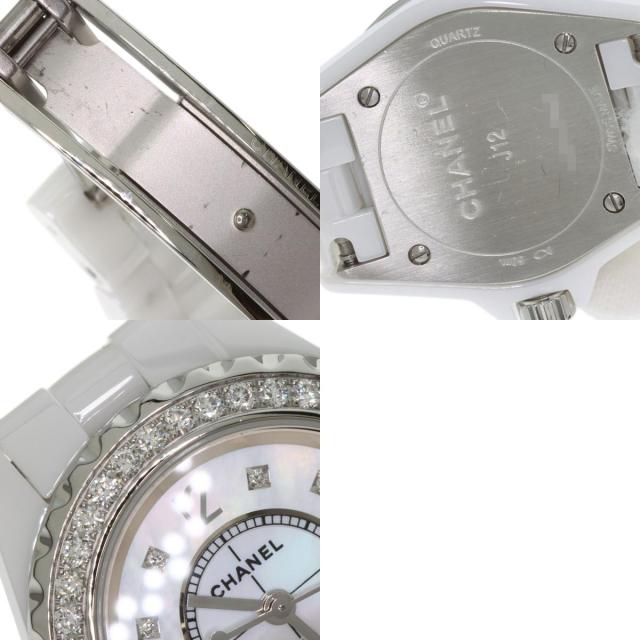 シャネル CHANEL H2572  J12 29mm 8P ベゼル ダイヤモンド  腕時計 セラミック セラミック   中古_9