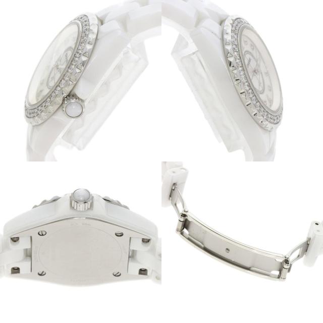 シャネル CHANEL H2572  J12 29mm 8P ベゼル ダイヤモンド  腕時計 セラミック セラミック   中古_5