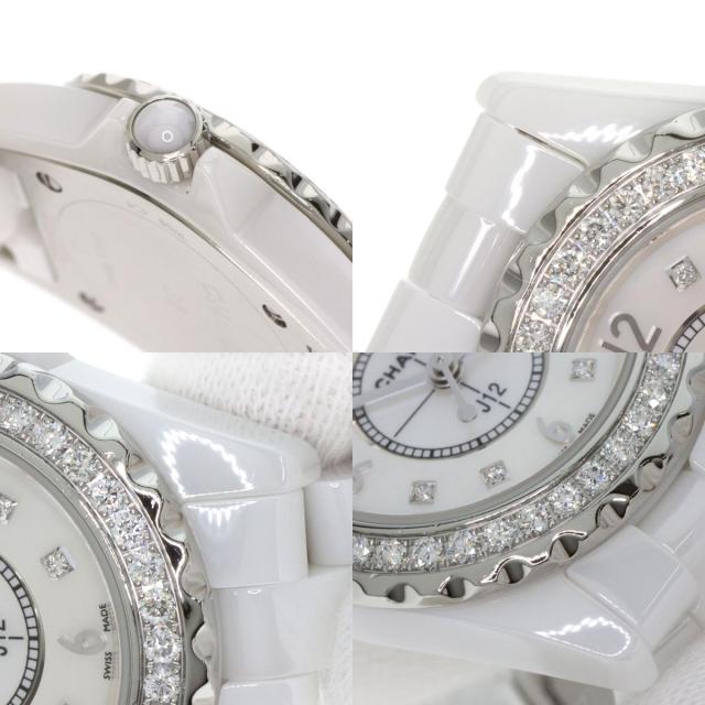 シャネル CHANEL H2572  J12 29mm 8P ベゼル ダイヤモンド  腕時計 セラミック セラミック   中古_6