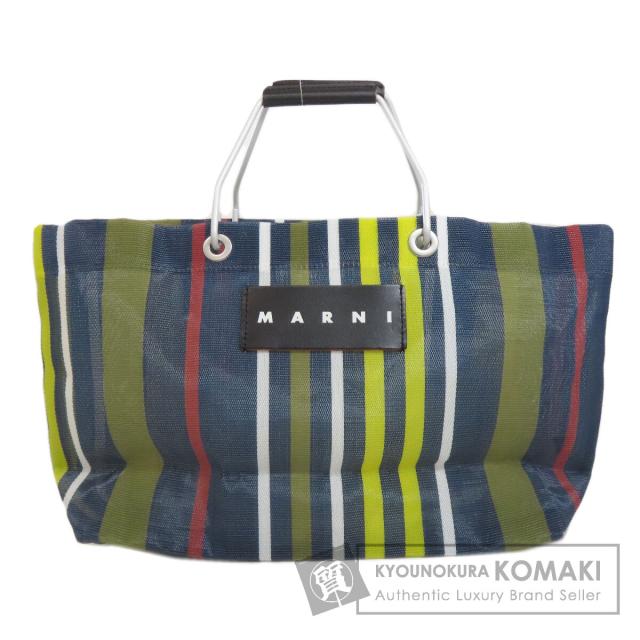 マルニ MARNI  フラワーカフェ  ハンドバッグ ナイロン素材 レディース  中古