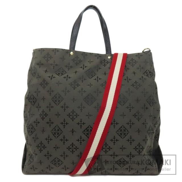 ラシット russet  百合紋章 2WAY  トートバッグ キャンバス レディース  中古