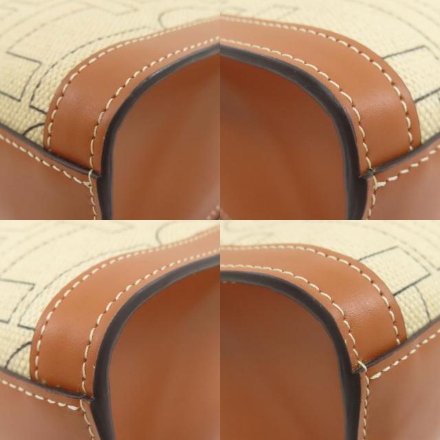 セリーヌ CELINE バーティカルカバ 2WAY トートバッグ キャンバス レディース 中古_9