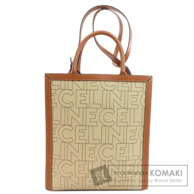 セリーヌ CELINE  バーティカルカバ 2WAY  トートバッグ キャンバス レディース  中古