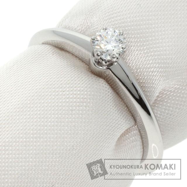 ティファニー TIFFANY&Co. ソリティア ダイヤモンド リング・指輪 プラチナPT950 レディース 中古