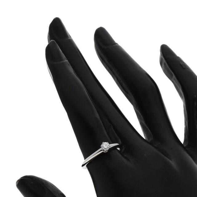 ティファニー TIFFANY&Co. ソリティア ダイヤモンド リング・指輪 プラチナPT950 レディース 中古_7