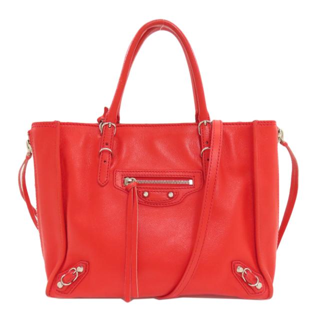 バレンシアガ BALENCIAGA 305572 ペーパーミニ 2WAY ハンドバッグ カーフ レディース 中古_1
