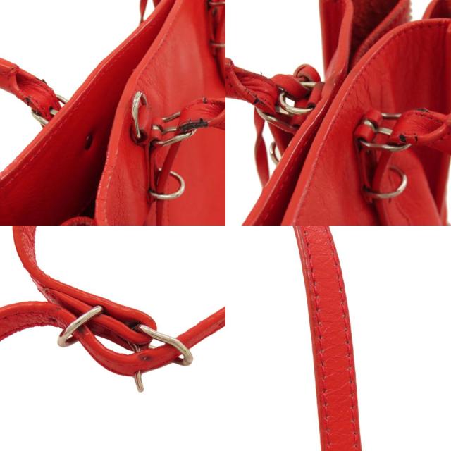 バレンシアガ BALENCIAGA 305572 ペーパーミニ 2WAY ハンドバッグ カーフ レディース 中古_7