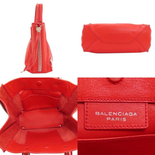 バレンシアガ BALENCIAGA 305572 ペーパーミニ 2WAY ハンドバッグ カーフ レディース 中古_3