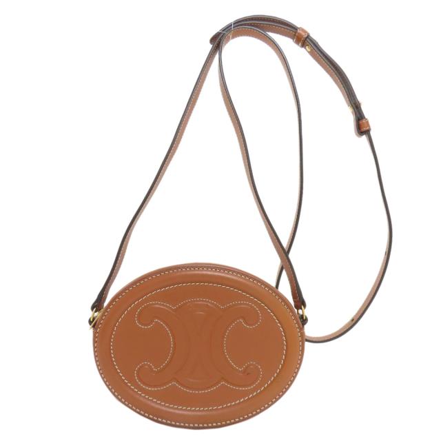 セリーヌ CELINE オーバルパース キュイル トリオンフ ショルダー