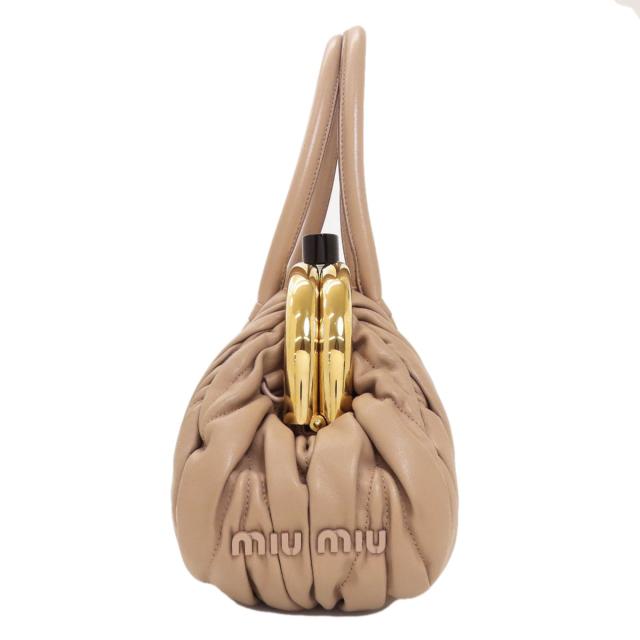 ミュウミュウ MIUMIU マテラッセ 2WAY ハンドバッグ カーフ レディース 