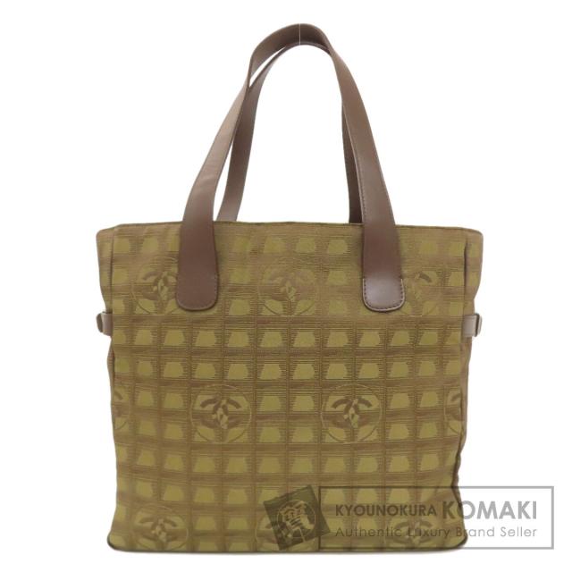 シャネル CHANEL  ニュートラベルライン  トートバッグ ナイロンジャガード レディース  中古