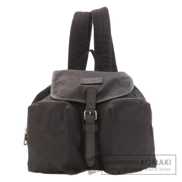 グッチ GUCCI 510343  アウトレット GG柄  リュック・デイパック ナイロン素材 レディース  中古