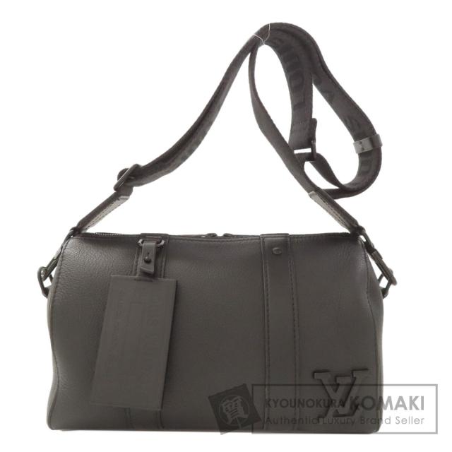 ルイヴィトン LOUIS VUITTON M59255  シティ・キーポル アエログラム  ショルダーバッグ カーフ 中古