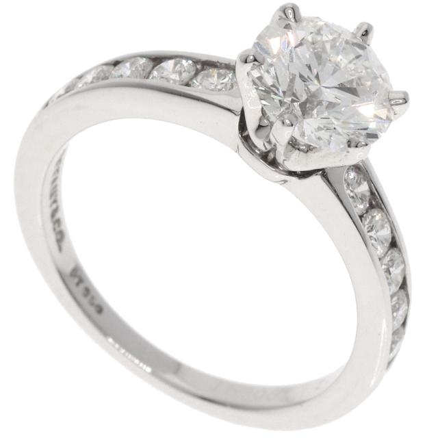 ティファニー TIFFANY&amp;Co.  ソリティア ダイヤモンド G-VVS2-VG  リング・指輪 プラチナPT950 中古_1