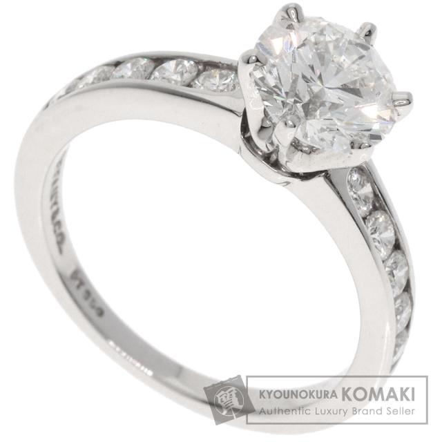 ティファニー TIFFANY&Co.  ソリティア ダイヤモンド G-VVS2-VG  リング・指輪 プラチナPT950 中古