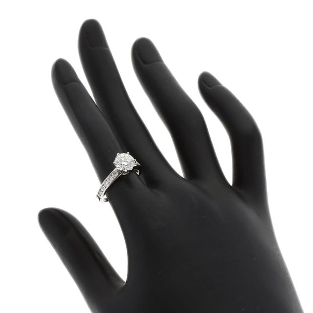 ティファニー TIFFANY&amp;Co.  ソリティア ダイヤモンド G-VVS2-VG  リング・指輪 プラチナPT950 中古_7