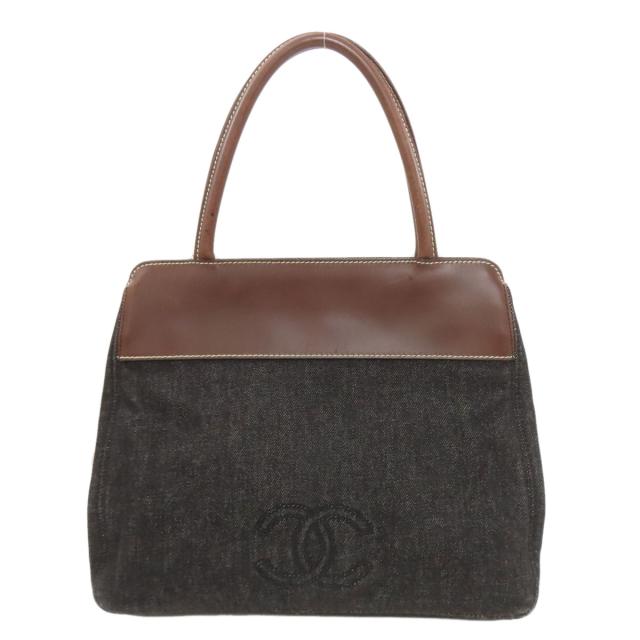 シャネル CHANEL ココマーク トートバッグ デニム レディース 中古_1