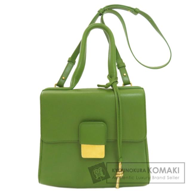 ボッテガヴェネタ BOTTEGA VENETA  2WAY  ハンドバッグ カーフ レディース  中古