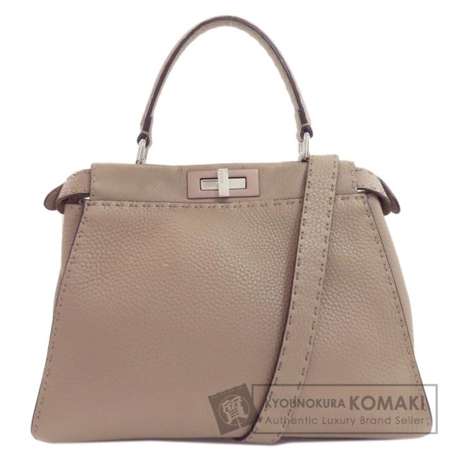 フェンディ FENDI  ピーカブー 2WAY  ハンドバッグ カーフ レディース  中古