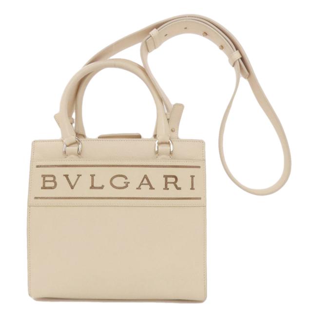 ブルガリ BVLGARI ブルガリ ロゴ 2WAY ハンドバッグ カーフ レディース 中古_1
