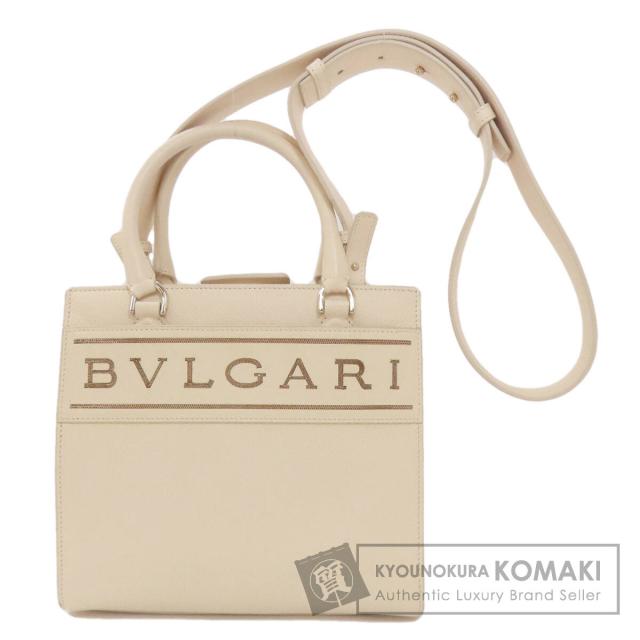 ブルガリ BVLGARI  ブルガリ ロゴ 2WAY  ハンドバッグ カーフ レディース  中古