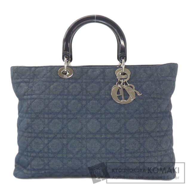 クリスチャンディオール CHRISTIAN DIOR  レディディオール  ハンドバッグ デニム レディース  中古