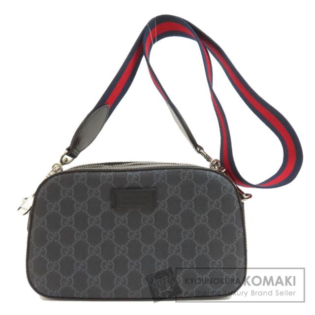 グッチ GUCCI 574886  GGスプリーム  ショルダーバッグ PVC レディース  中古