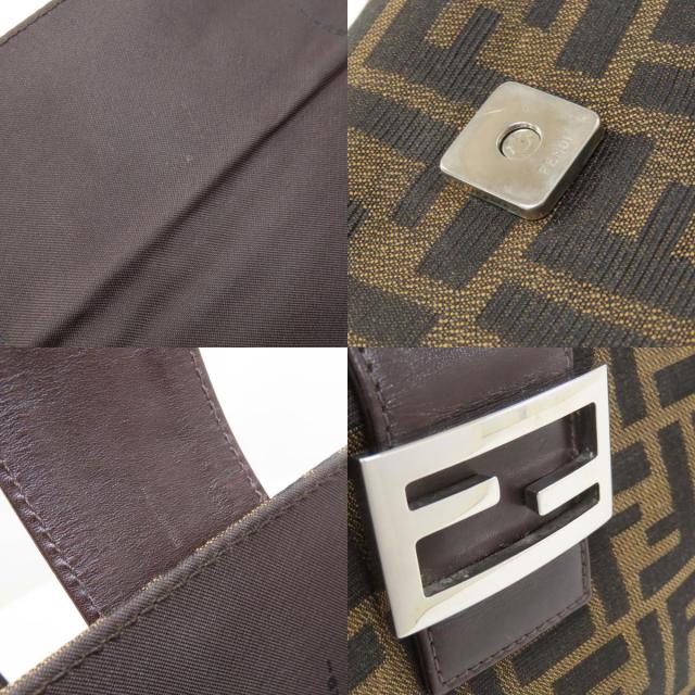 フェンディ FENDI ズッカ柄 ハンドバッグ キャンバス レディース 中古_7