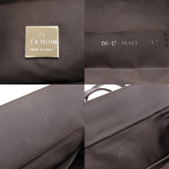 フェンディ FENDI ズッカ柄 ハンドバッグ キャンバス レディース 中古_6