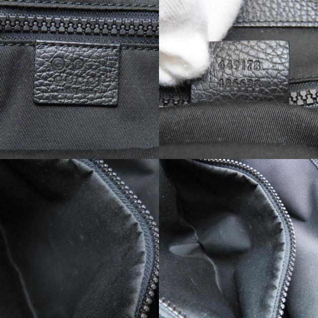 グッチ GUCCI 449178 アウトレット GG トートバッグ ナイロンキャンバス レディース 中古_6