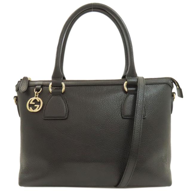 グッチ GUCCI 449659 アウトレット インターロッキングG 2WAY ハンドバッグ カーフ 中古_1