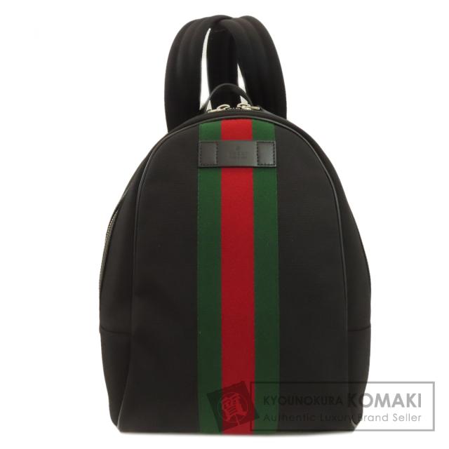 グッチ GUCCI 630917  シェリーライン  リュック・デイパック ナイロンキャンバス レディース 中古
