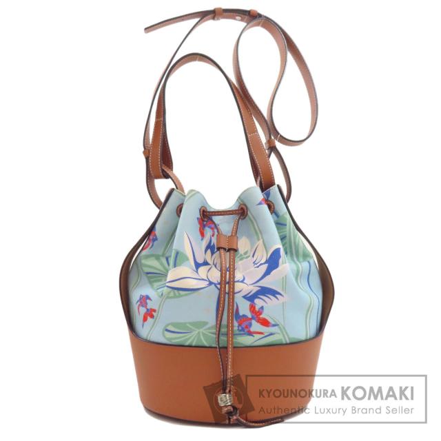 ロエベ LOEWE  パウラズ イビザ バルーンバッグ 2WAY  ショルダーバッグ キャンバス 中古