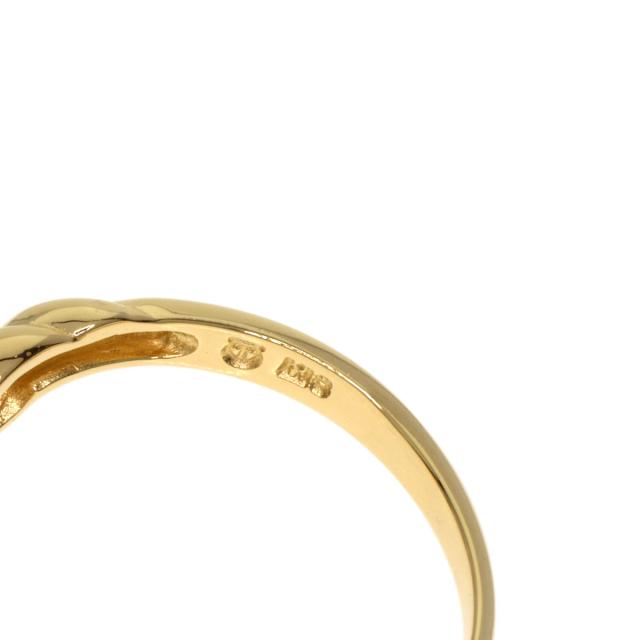 タサキ TASAKI アクアマリン ダイヤモンド リング・指輪 K18イエローゴールド レディース 中古_6