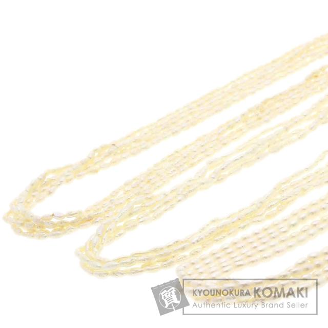 セレクトジュエリー SELECT JEWELRY  淡水パール 真珠 3本セット  ネックレス シルバー     中古