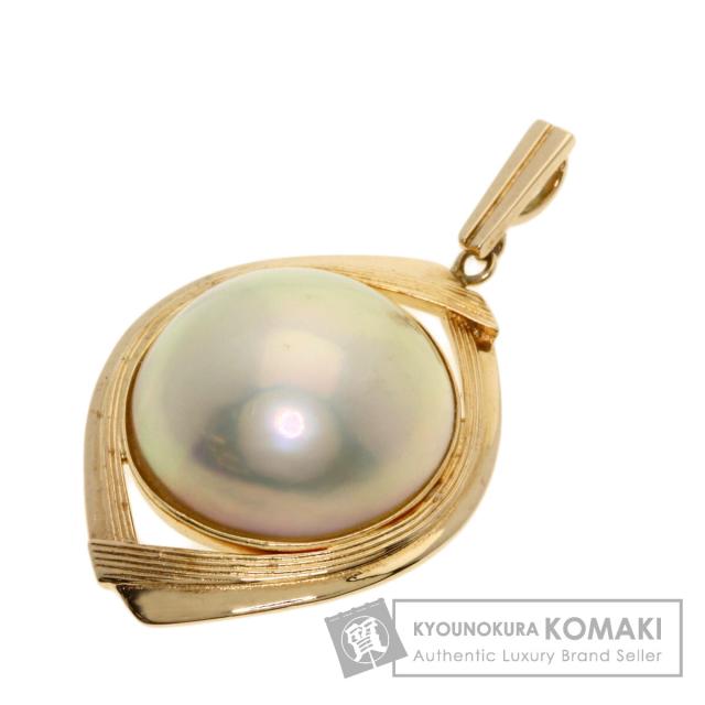 タサキ TASAKI マベパール 真珠 ペンダントトップ K14ピンクゴールド レディース 中古