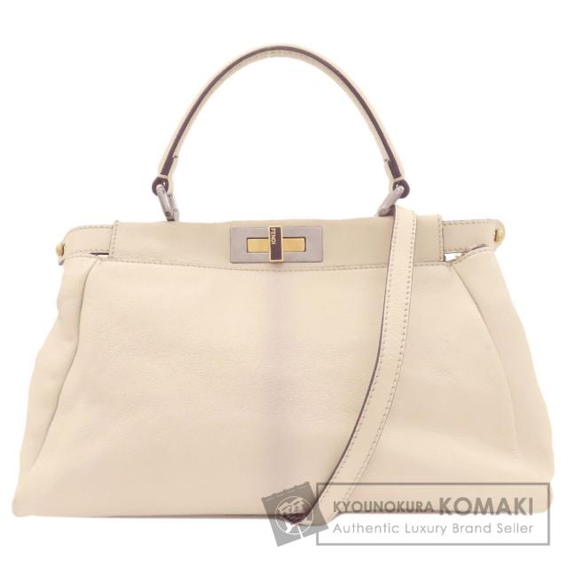 フェンディ FENDI  ピーカブー 2WAY  ハンドバッグ カーフ レディース  中古