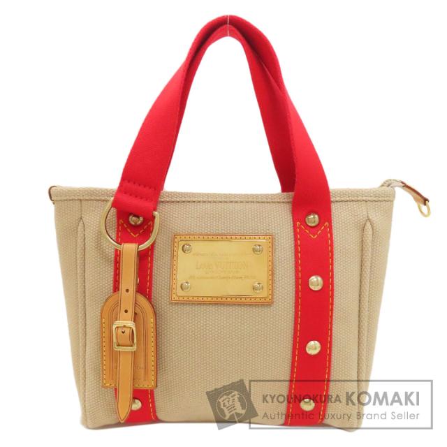 ルイヴィトン LOUIS VUITTON M40038  アンティグアライン カバPM  ハンドバッグ キャンバス 中古