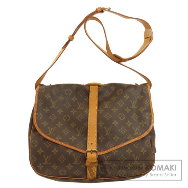 ルイヴィトン LOUIS VUITTON M42254  ソミュール35  ショルダーバッグ モノグラムキャンバス 中古